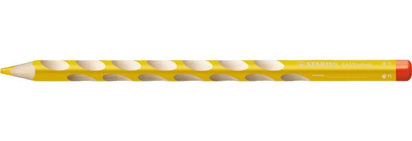 Crayon de couleur ergonomique EASYcolors Droitier Jaune STABILO