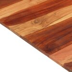vidaXL Dessus de table bois massif d'acacia 15-16 mm 70x70 cm