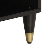 vidaXL Meuble TV 80x33x46 cm bois massif de manguier