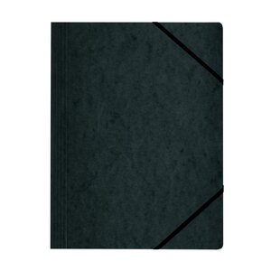 5 x chemise easyorga A4 carton Colorspan noir HERLITZ
