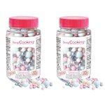 Décors sucrés boules pastel 140 g