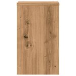 vidaXL Supports pour plantes 2 Pièces chêne artisanal bois ingénierie