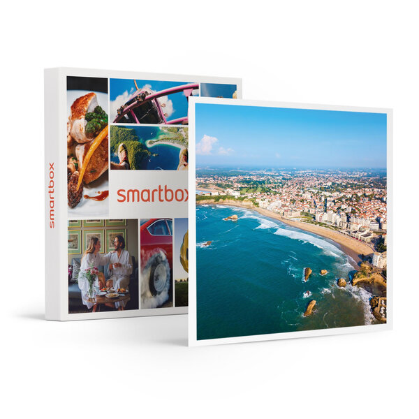 SMARTBOX - Coffret Cadeau Vol en hélicoptère de 20 min au-dessus de Biarritz et du littoral basque -  Sport & Aventure