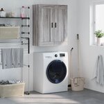 vidaXL Armoire murale sonoma gris 69 5x34x90 cm bois d'ingénierie