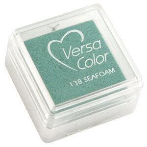 Tampon encreur "Versacolor"  vert marin  2 5x2 5 cm