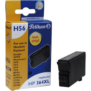 H56 cartouche jet d'encre compatible avec oem cn684ee 364/364xl noir pelikan printing