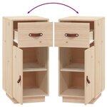 vidaXL Buffet 34x40x75 cm Bois massif de pin
