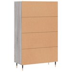 vidaXL Buffet haut sonoma gris 69 5x31x115 cm bois d'ingénierie