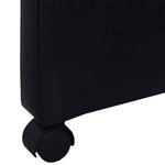vidaXL Chaises à manger lot de 4 noir similicuir