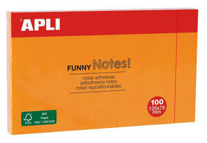 Notes 125X75 Orange Vif