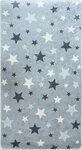 Tapis enfant Etoile 80 x 150 cm - Gris