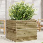 vidaXL Jardinière 80x80x68 5 cm bois de pin imprégné