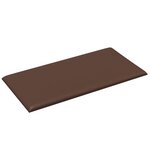 vidaXL Panneaux muraux 12 Pièces Marron 30x15 cm Similicuir 0 54 m²