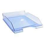 Corbeille À Courrier Combo Midi Transparent - Bleu Glacé - X 6 - Exacompta