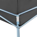 vidaXL Tente de réception pliable 3 x 9 m Anthracite