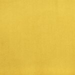 vidaXL Fauteuil jaune velours