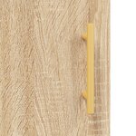 vidaXL Armoire murale chêne sonoma 60x31x60 cm bois d'ingénierie