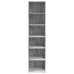 vidaXL Buffet haut sonoma gris 45x41x185 cm bois d'ingénierie