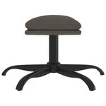 vidaXL Repose-pied Gris foncé 60x60x36 cm Velours