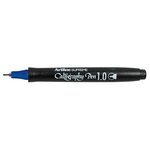 Marqueur calligraphie 1 0mm bleu artline