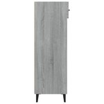 vidaXL Armoire à chaussures Sonoma gris 60x35x105 cm Bois d'ingénierie