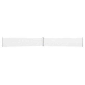 vidaXL Auvent latéral rétractable de patio 170x1200 cm Crème