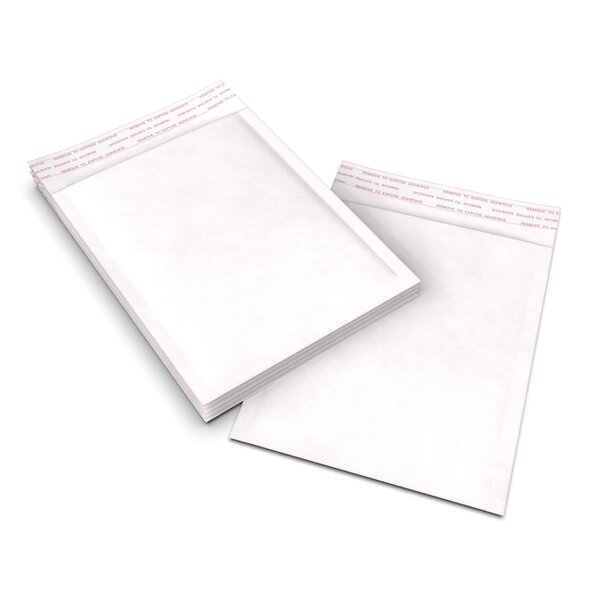 Lot de 100 sachet à bulles kraft blanc 215x150 mm 90 gsm