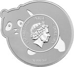 Pièce de monnaie en Argent 2 Dollars g 31.1 (1 oz) Millésime 2022 Make a Great Figure PANDA