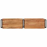 vidaXL Meuble TV 140x30x40 cm bois d'acacia massif
