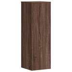 vidaXL Supports pour plantes 2 Pièces chêne marron bois d'ingénierie