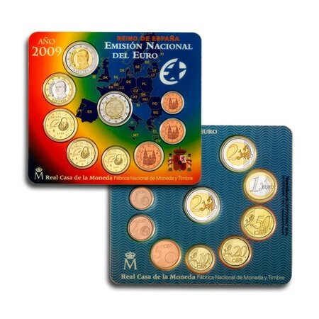 Coffret série euro BU Espagne 2009 (Union Economique et Monétaire)