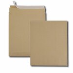 Paquet de 50 sacs à soufflets kraft armé brun 340x465 130 g bande de protection gpv