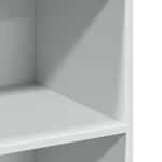 vidaXL Buffet haut blanc 70x41x124 cm bois d'ingénierie