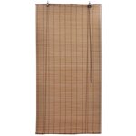 vidaXL Store roulant Bambou Marron 120x160 cm