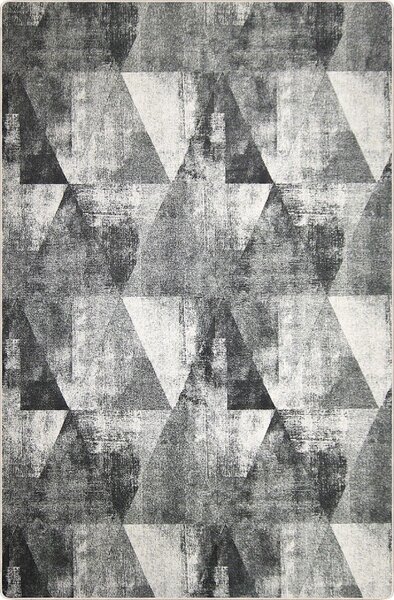 Tapis de salon bambou 120 x 180 cm - Gris