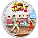 Pièce de monnaie 2 Dollars Niue 2021 1 once argent BE – Street Fighter II