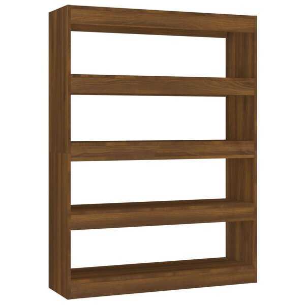 vidaXL Bibliothèque/Séparateur de pièce chêne marron 100x30x135 cm