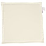 vidaXL Coussins de siège de jardin lot de 4 crème 45x45x2 cm carré