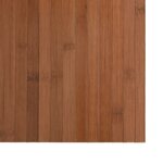 vidaXL Tapis rectangulaire marron 70x500 cm bambou
