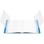 Cahier Protège-cahier Koverbook Piqué Polypro 24x32 cm 96p séyès Rouge Translucide CLAIREFONTAINE