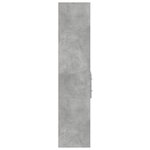 vidaXL Buffet haut gris béton 70x42 5x185 cm bois d'ingénierie