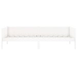 vidaXL Lit de jour Blanc Bois massif de pin 90x190 cm