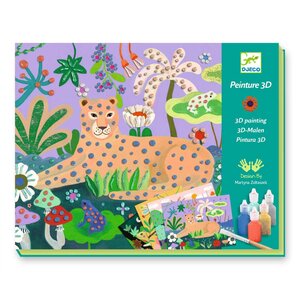Djeco DJ08968 - Peinture 3D Forêt tropicale