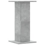 vidaXL Supports pour plantes 2 Pièces gris béton bois d'ingénierie