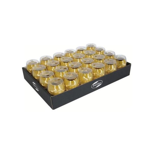 Plateau de 24 œufs bolduc lisses 10mx7mm or clairefontaine