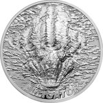 Pièce de monnaie en Argent 5 Dollars g 31.1 (1 oz) Millésime 2018 Bitemarks ALLIGATOR