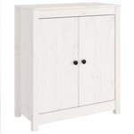 vidaXL Buffets 2 Pièces blanc 70x35x80 cm bois massif de pin