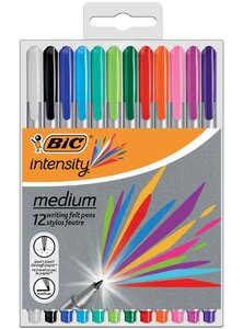 étui de 12 feutres Intensity Medium BIC