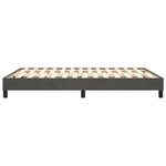 vidaXL Cadre de lit Gris foncé 140x190 cm Velours