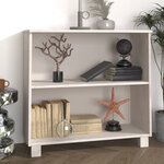 vidaXL Buffet HAMAR Blanc 85x35x80 cm Bois massif de pin